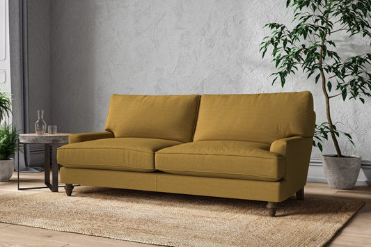 Marri Large Sofa - Recycled Cotton Ochre