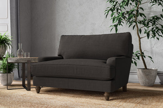 Marri Love Seat - Brera Linen Espresso