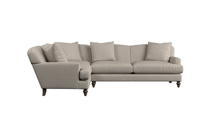 Deni Large Left Hand Corner Sofa - Brera Linen Pebble