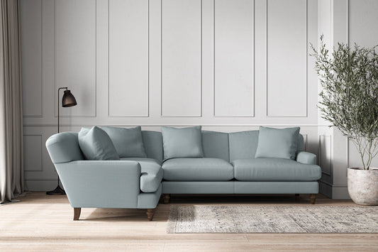 Deni Large Left Hand Corner Sofa - Recycled Cotton Horizon