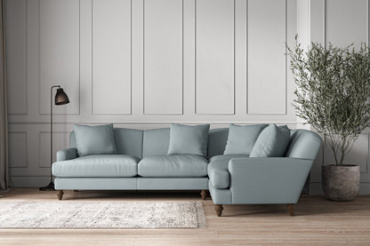 Deni Large Right Hand Corner Sofa - Recycled Cotton Horizon