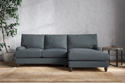 Marri Large Right Hand Chaise Sofa - Brera Linen Dusk