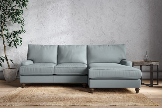Marri Large Right Hand Chaise Sofa - Recycled Cotton Horizon