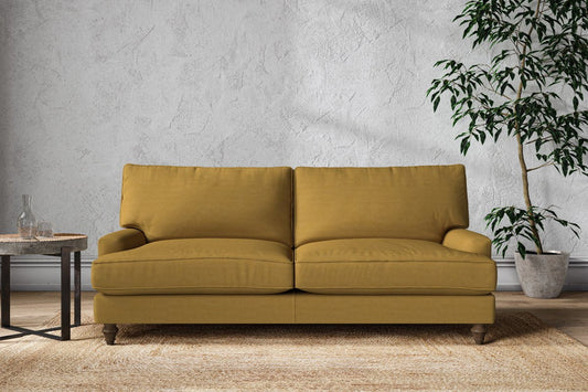 Marri Large Sofa - Recycled Cotton Ochre