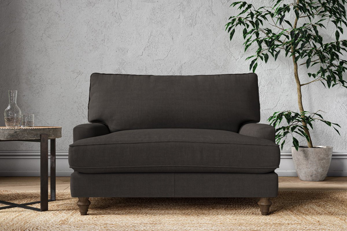 Marri Love Seat - Brera Linen Espresso