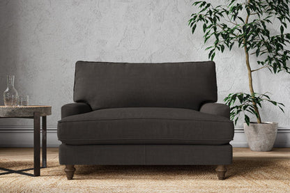 Marri Love Seat - Brera Linen Espresso