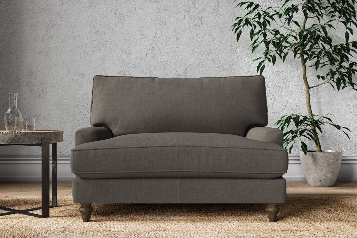 Marri Love Seat - Brera Linen Granite