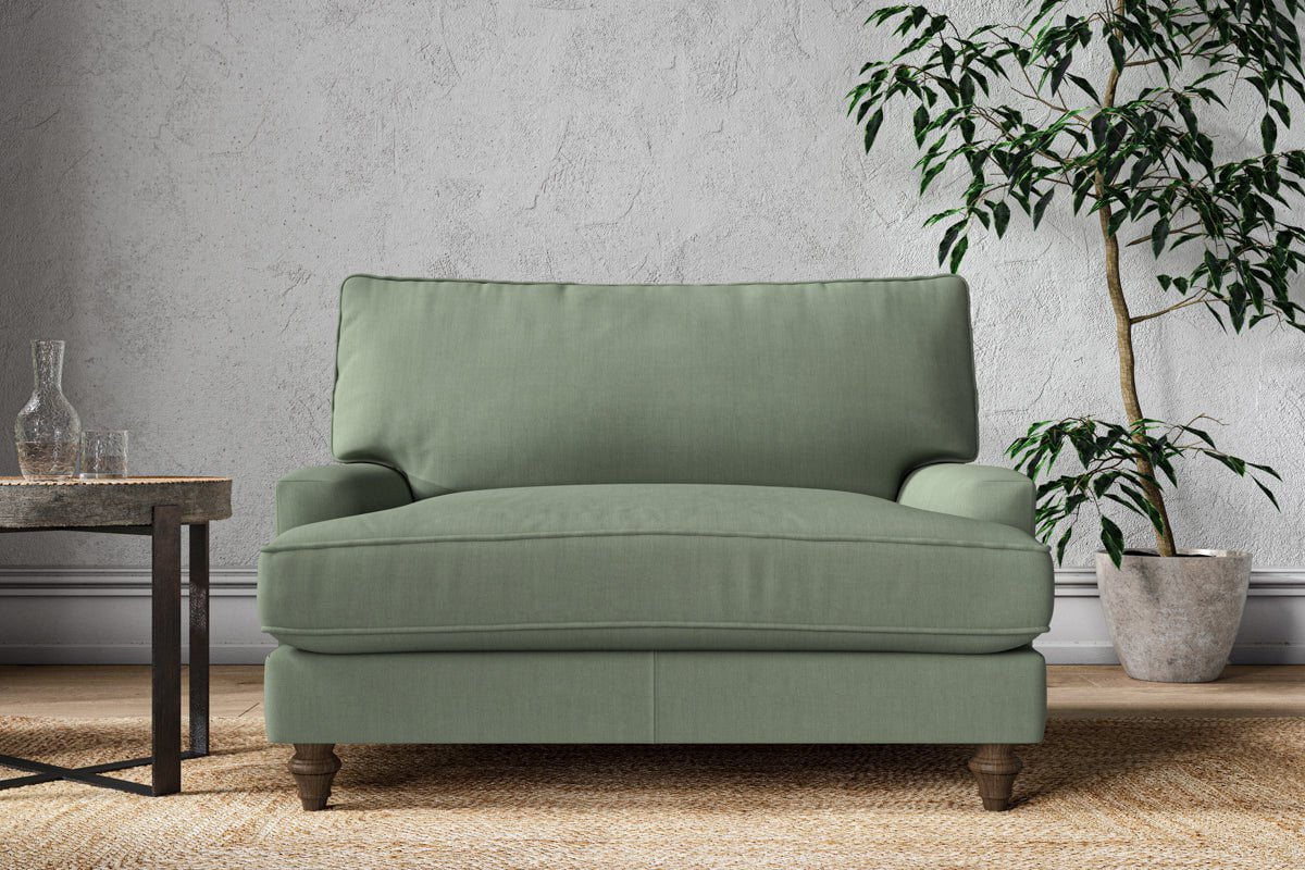 Marri Love Seat - Brera Linen Jade