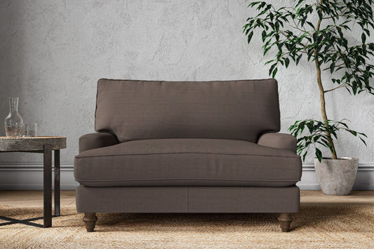 Marri Love Seat - Recycled Cotton Mocha