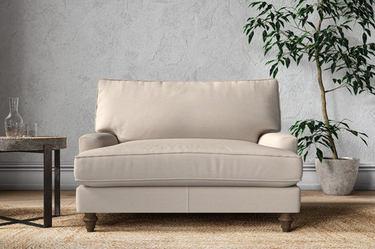 Marri Love Seat - Recycled Cotton Natural