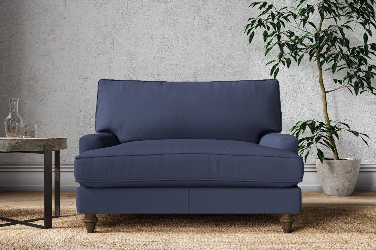 Marri Love Seat - Recycled Cotton Navy