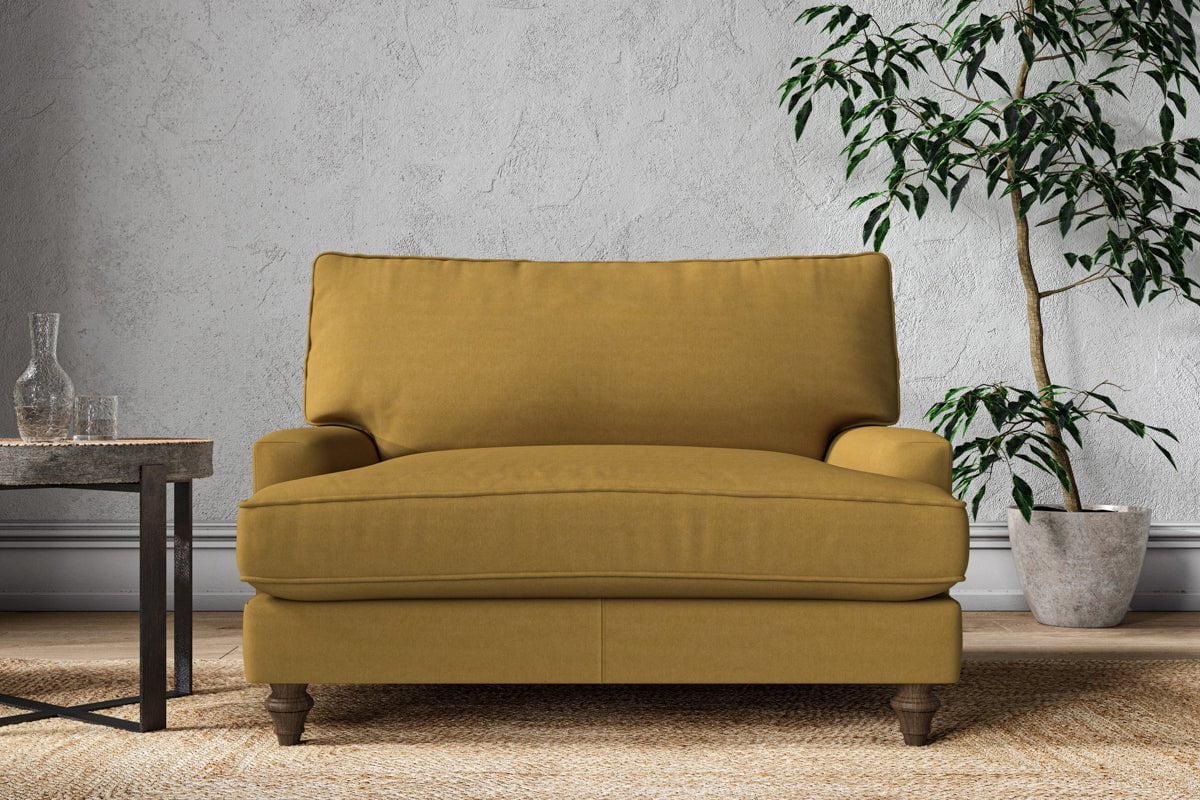 Marri Love Seat - Recycled Cotton Ochre