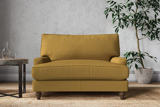 Marri Love Seat - Recycled Cotton Ochre
