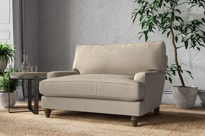 Marri Love Seat - Recycled Cotton Stone