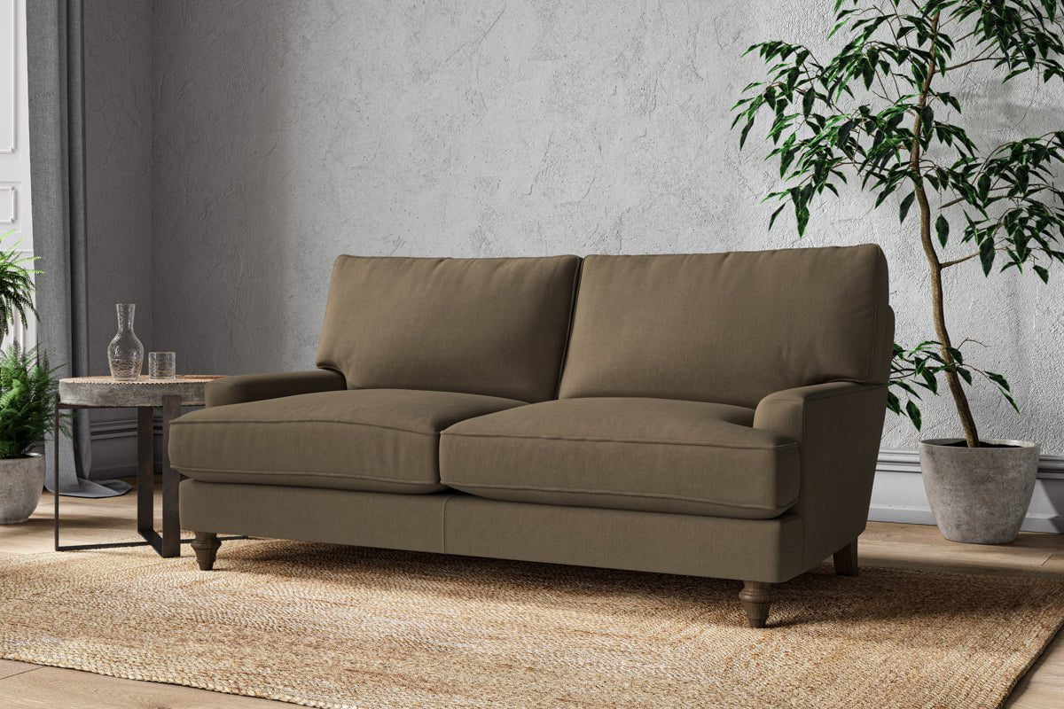 Marri Medium Sofa - Brera Linen Chestnut