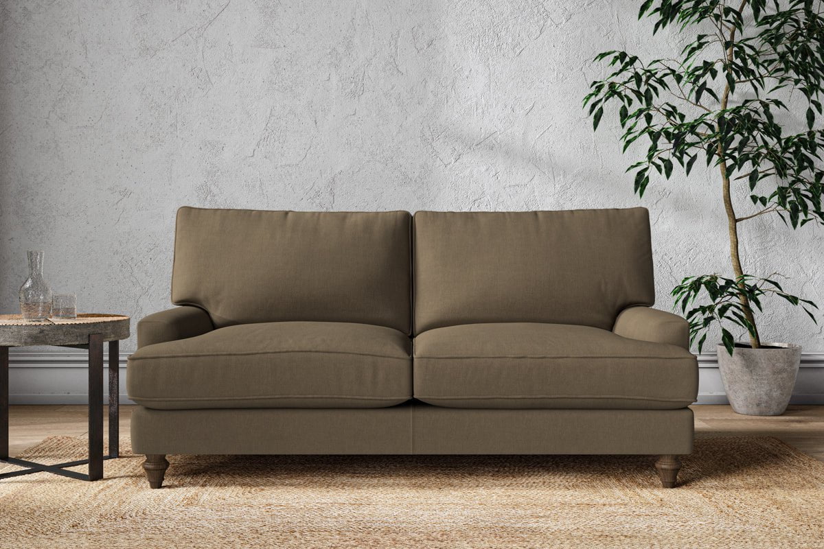 Marri Medium Sofa - Brera Linen Chestnut